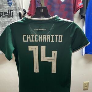 Youth Green Soccer Jersey Chicharito